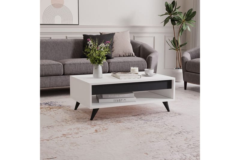 Hume Soffbord 90 cm - Vit - Möbler - Bord & matgrupper - Soffbord