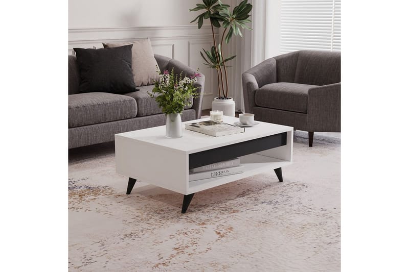 Hume Soffbord 90 cm - Vit - Möbler - Bord & matgrupper - Soffbord