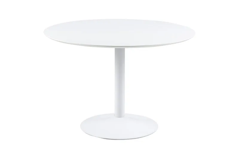 Ibiza Matgrupp Rund 110 cm + 4 st Matstolar - Vit - Möbler - Bord & matgrupper - Matgrupper