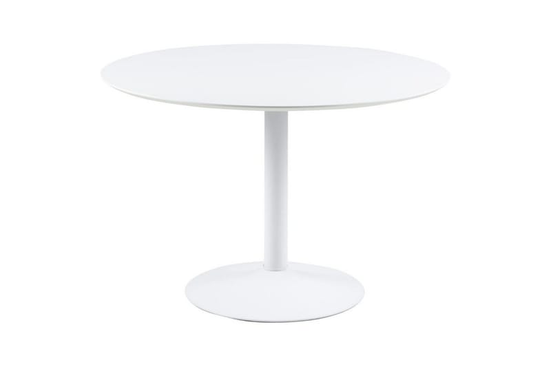 Ibiza Matgrupp Rund 110 cm + 4 st Matstolar - Vit - Möbler - Bord & matgrupper - Matgrupper
