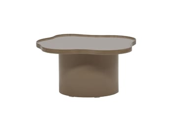 Ilse Asymmetriskt Soffbord 90 cm i Metall - Taupe - Möbler - Bord & matgrupper - Soffbord