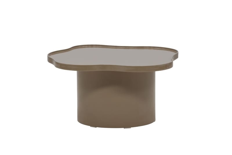 Ilse Asymmetriskt Soffbord 90 cm i Metall - Taupe - Möbler - Bord & matgrupper - Soffbord