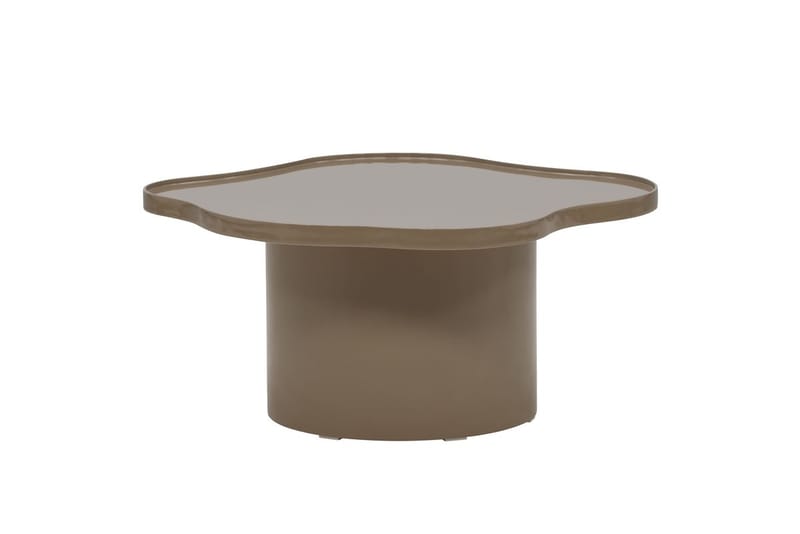 Ilse Asymmetriskt Soffbord 90 cm i Metall - Taupe - Möbler - Bord & matgrupper - Soffbord