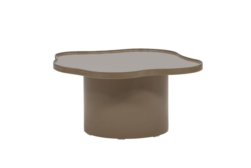 Ilse Asymmetriskt Soffbord 90 cm i Metall - Taupe - Möbler - Bord & matgrupper - Soffbord