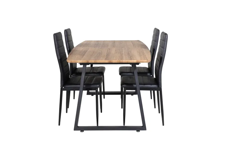 Inca Matgrupp 160 cm Rektangulär med 4 Slim stolar, undefined