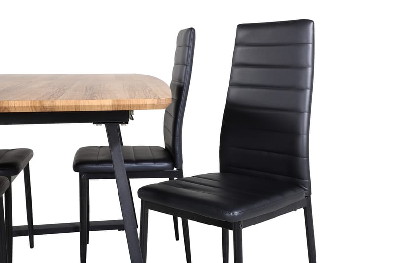 Inca Matgrupp 160 cm Rektangulär med 4 Slim stolar - Möbler - Bord & matgrupper - Matgrupper