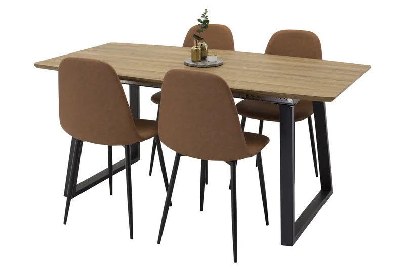 Inca Matgrupp 160 cm Rektangulär med 4 Polar stolar, undefined