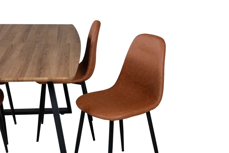 Inca Matgrupp 160 cm Rektangulär med 4 Polar stolar - Möbler - Bord & matgrupper - Matgrupper