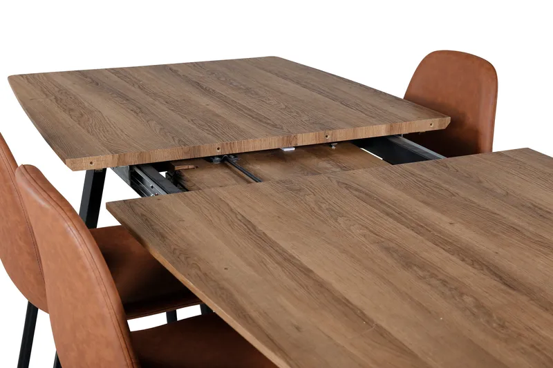 Inca Matgrupp 160 cm Rektangulär med 4 Polar stolar - Möbler - Bord & matgrupper - Matgrupper