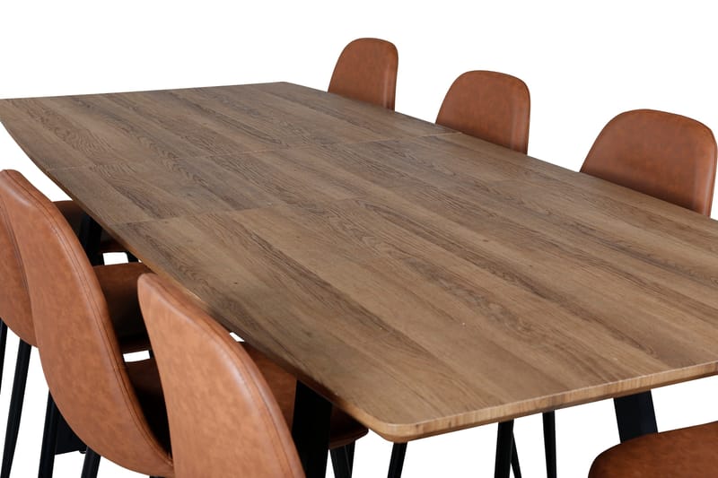 Inca Matgrupp 160 cm Rektangulär med 8 Polar stolar - Möbler - Bord & matgrupper - Matgrupper