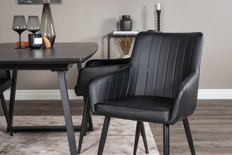Inca Matgrupp Förlängningsbar 160 cm Rektangulär med 4 Comfort stolar - Möbler - Bord & matgrupper - Matgrupper