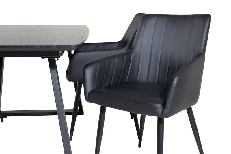 Inca Matgrupp Förlängningsbar 160 cm Rektangulär med 4 Comfort stolar - Möbler - Bord & matgrupper - Matgrupper