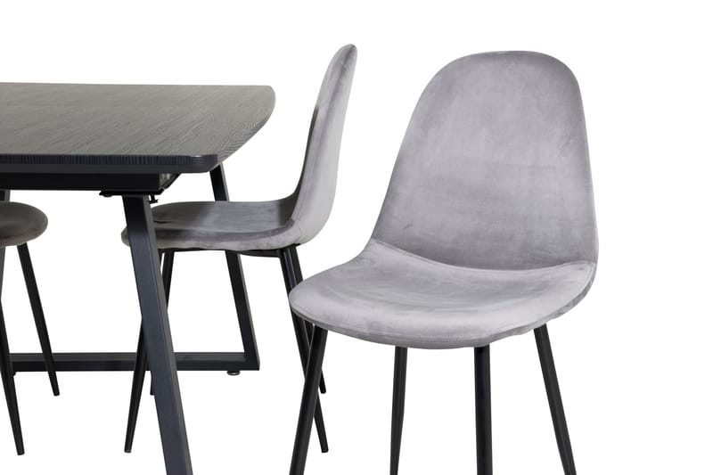 Inca Matgrupp Förlängningsbar 160 cm Rektangulär med 4 Polar stolar - Möbler - Bord & matgrupper - Matgrupper