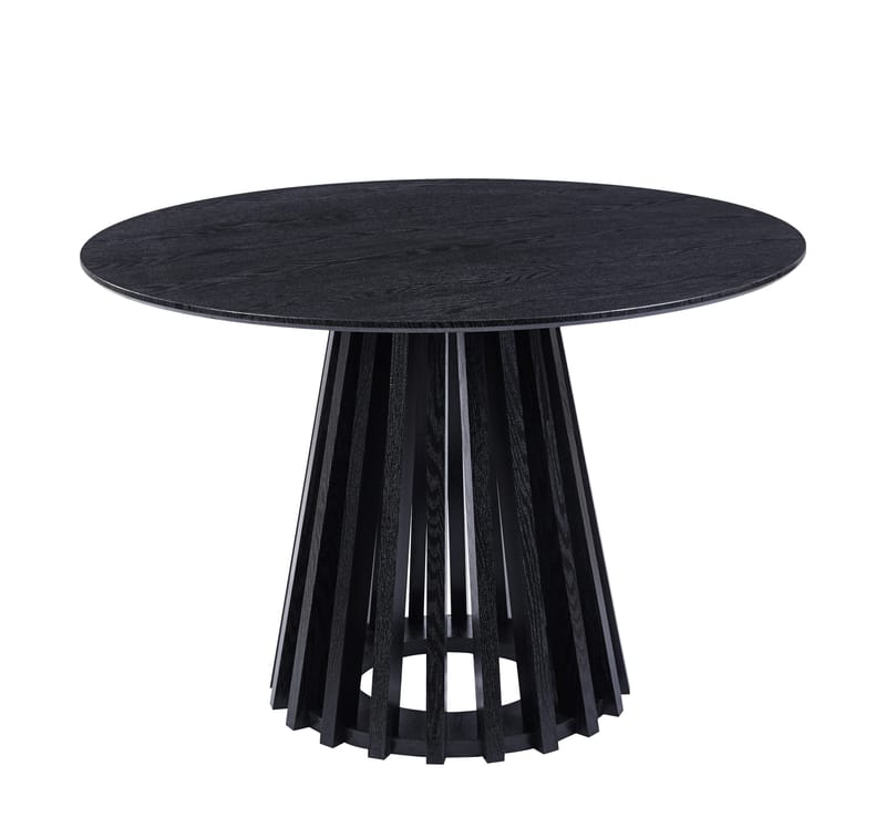 Inez runt matbord Ø120 cm - Svartbetsad ek - Svartbetsad ek - Möbler - Bord & matgrupper - Matbord & köksbord
