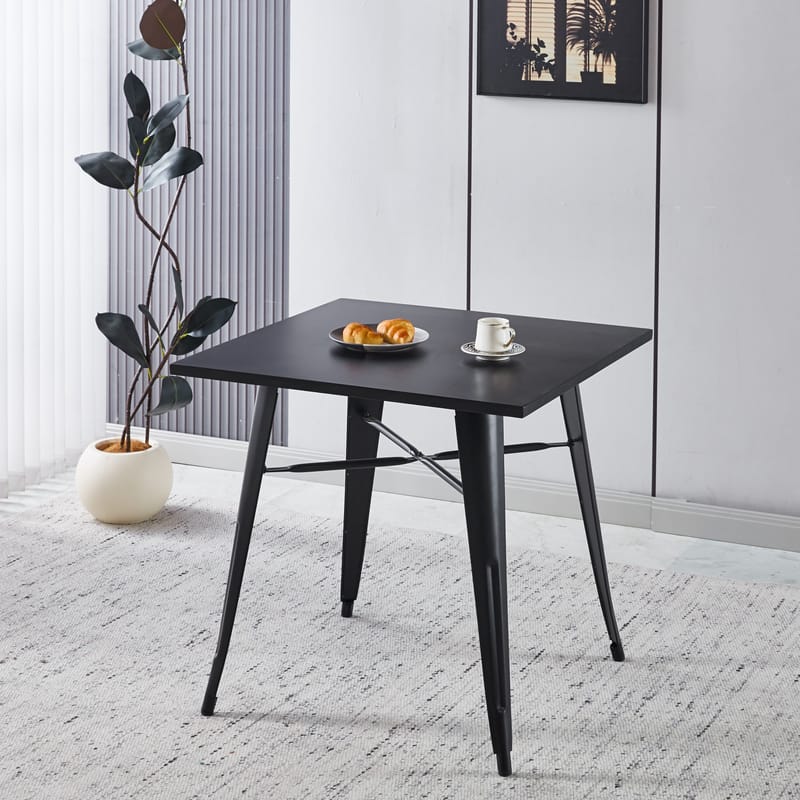 Iris matbord 80x80 cm - Svart - Svart - Möbler - Bord & matgrupper - Matbord & köksbord