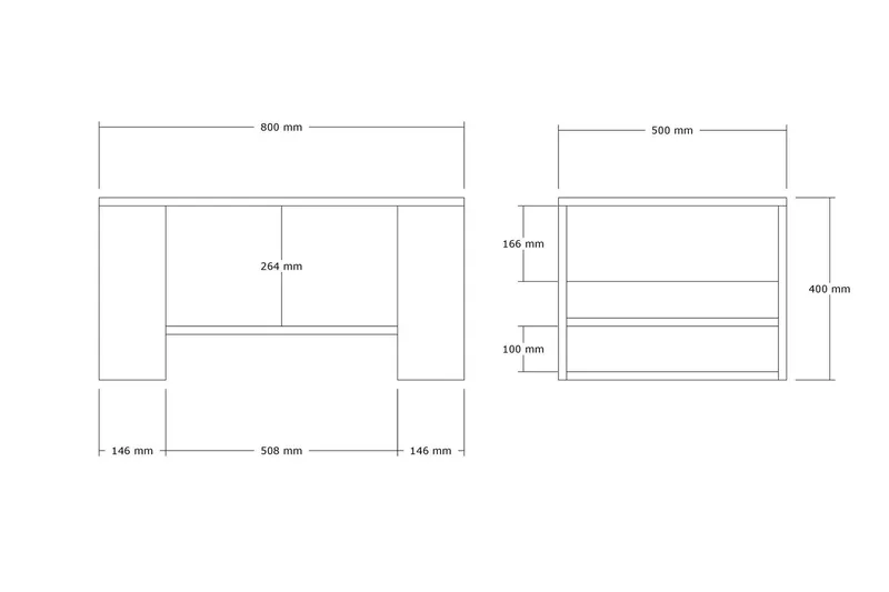 Iris Soffbord 80 cm Beige - Beige - Möbler - Bord & matgrupper - Soffbord