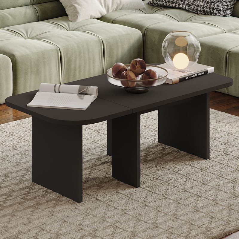 Iris Soffbordsset 90x35x45 cm - Antracit - Möbler - Bord & matgrupper - Soffbord