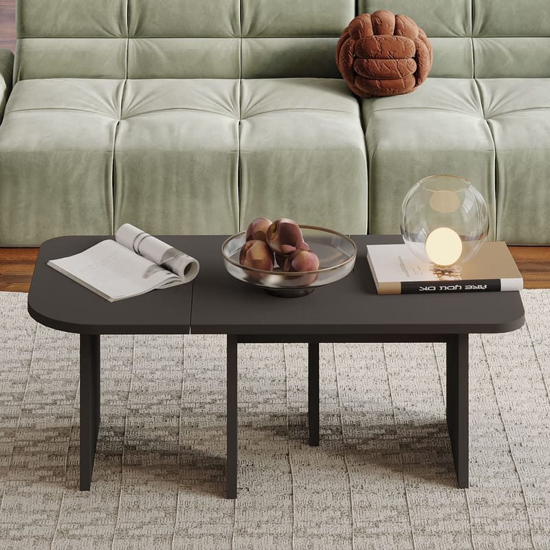 Iris Soffbordsset 90x35x45 cm - Antracit - Möbler - Bord & matgrupper - Soffbord