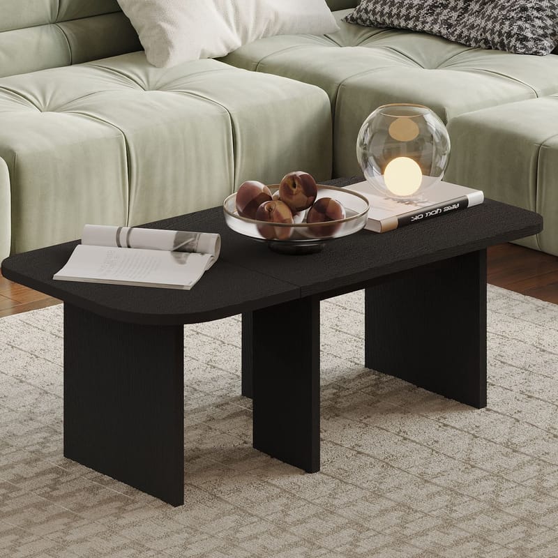 Iris Soffbordsset 90x35x45 cm - Svart - Möbler - Bord & matgrupper - Soffbord