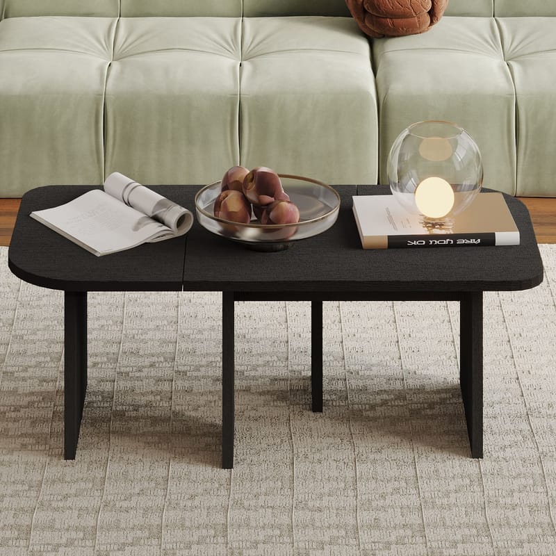 Iris Soffbordsset 90x35x45 cm - Svart - Möbler - Bord & matgrupper - Soffbord