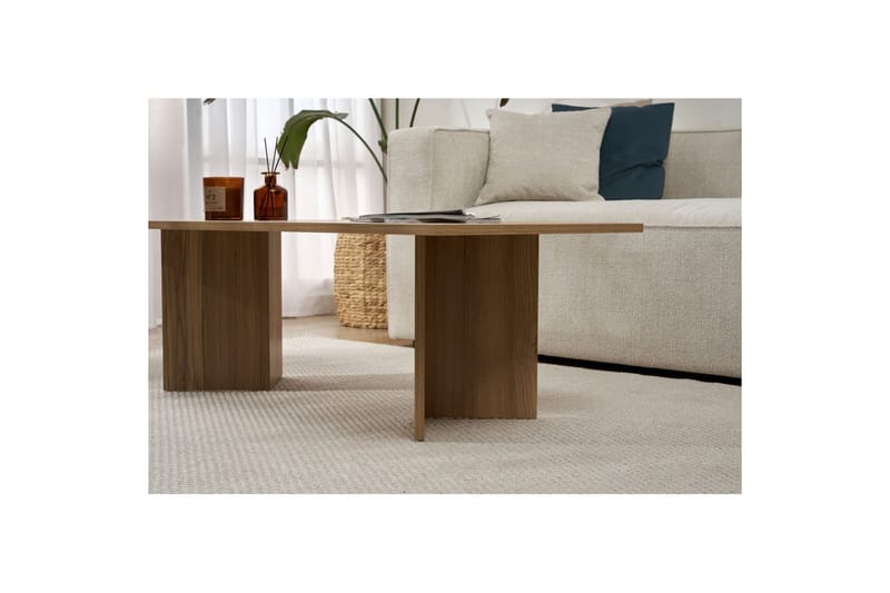 Isami Soffbord 119 cm - Brun - Möbler - Bord & matgrupper - Soffbord