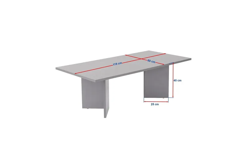 Isami Soffbord 119 cm - Vit - Möbler - Bord & matgrupper - Soffbord