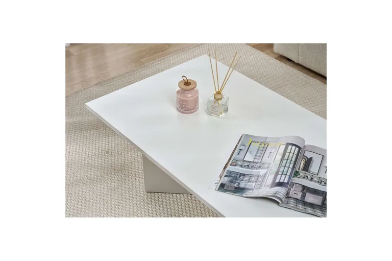 Isami Soffbord 119 cm - Vit - Möbler - Bord & matgrupper - Soffbord