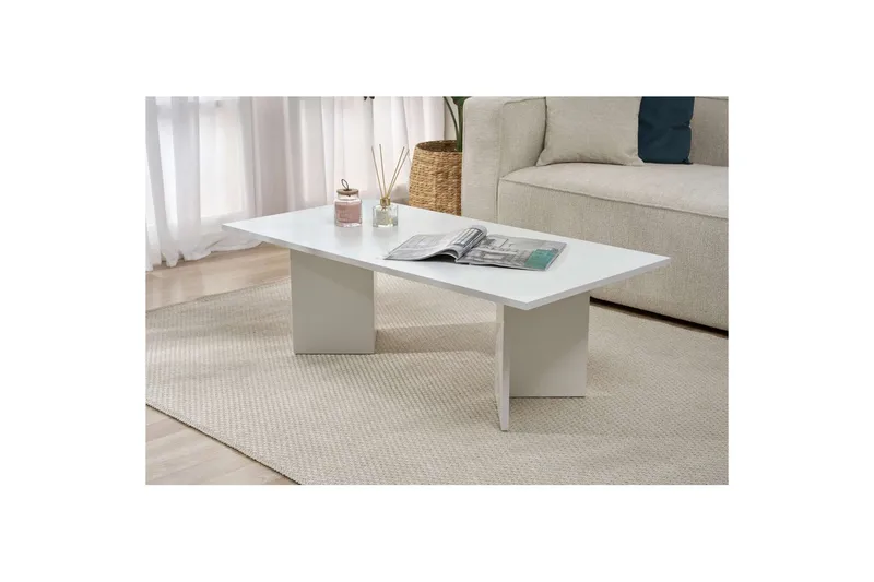 Isami Soffbord 119 cm - Vit - Möbler - Bord & matgrupper - Soffbord