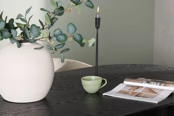 Isolde Matbord 180x90 cm med 4 Berit Karmstol Sammet med Armstöd - Möbler - Bord & matgrupper - Matgrupper