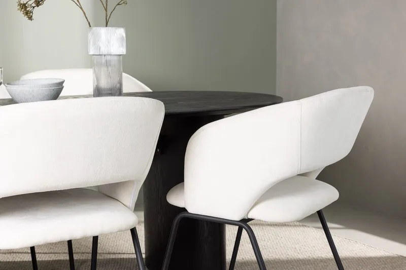 Isolde Matbord 180x90 cm med 4 Day Matstol - Möbler - Bord & matgrupper - Matgrupper