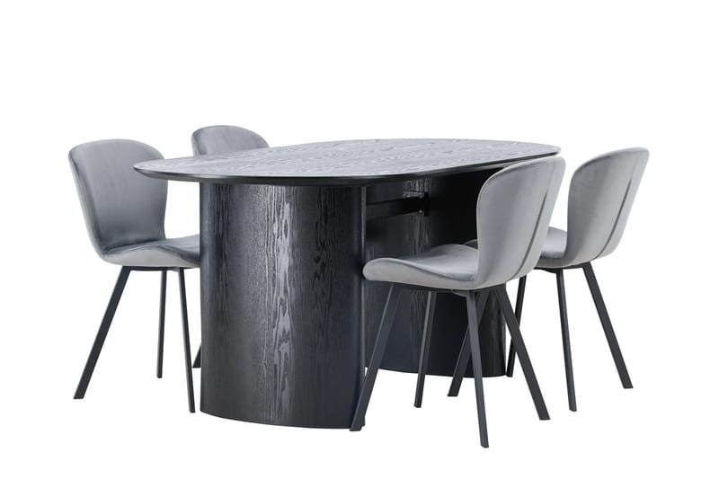 Isolde Matbord 180x90 cm med 4 Lilja Matstol - Möbler - Bord & matgrupper - Matgrupper