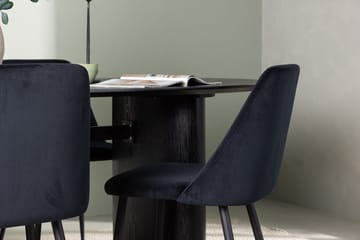 Isolde Matbord 180x90 cm med 4 Night Matstol - Möbler - Bord & matgrupper - Matgrupper