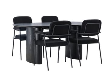 Isolde Matbord 180x90 cm med 4 Yesterday Matstol - Möbler - Bord & matgrupper - Matgrupper