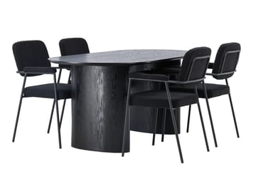 Isolde Matbord 180x90 cm med 4 Yesterday Matstol - Möbler - Bord & matgrupper - Matgrupper