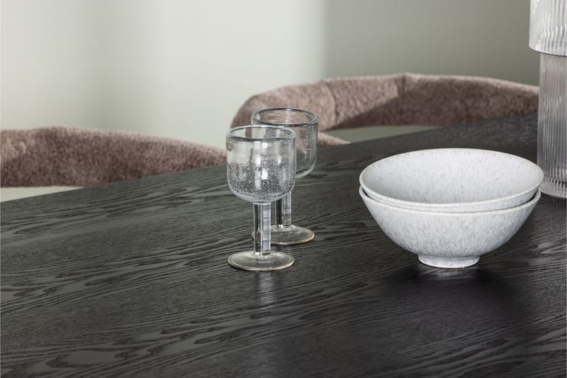 Isolde Matgrupp 180 cm Oval med 4 Morning stolar - Brun - Möbler - Bord & matgrupper - Matgrupper