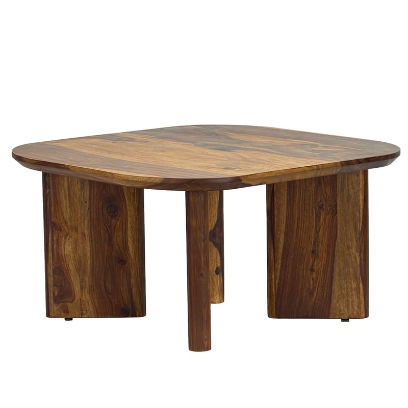 Ivoano Soffbord 60 cm Lantlig stil - Varm mörkbrun - Möbler - Bord & matgrupper - Soffbord