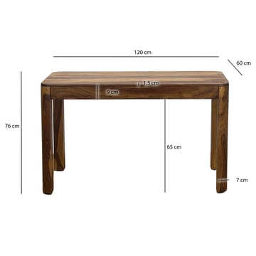 Ivoela Matbord 120 cm - Varmbrun - Möbler - Bord & matgrupper - Matbord & köksbord