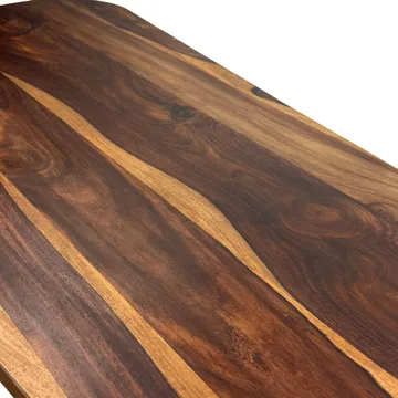 Ivoeri Soffbord 120 cm Oval Lantlig stil - Varm mörkbrun - Möbler - Bord & matgrupper - Soffbord