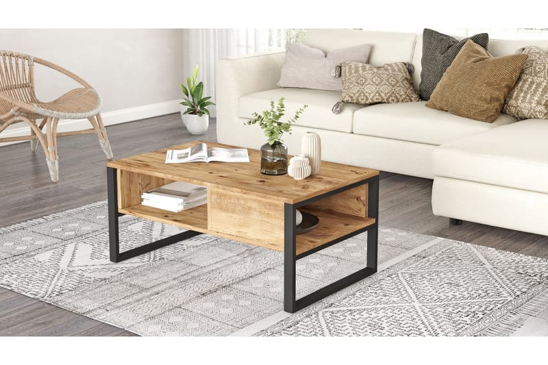 Jakh Soffbord 100x59,7 cm Mörkblå - Hanah Home - Möbler - Bord & matgrupper - Soffbord