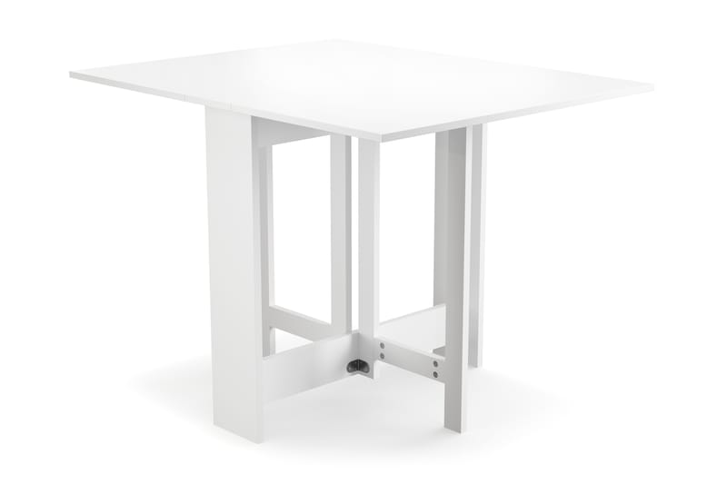 Jeba Rektangulärt Matbord med klaffar 80 cm med plats för 4 personer - Vit - Möbler - Bord & matgrupper - Matbord & köksbord