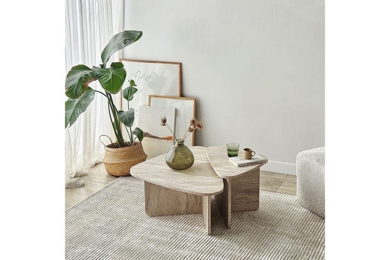 Jewa Soffbord 90 cm - Beige - Möbler - Bord & matgrupper - Soffbord
