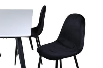 Jimmy Förlängningsbart Matbord 150 cm med 4 Polar Köksstol - Möbler - Bord & matgrupper - Matgrupper