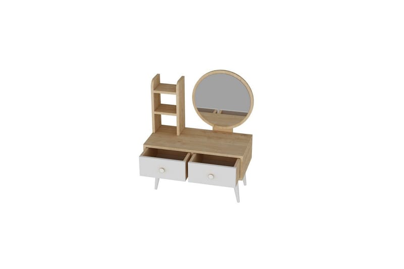 Jorvan Sminkbord 70 cm - Vit/Blå - Möbler - Bord & matgrupper - Sminkbord & toalettbord
