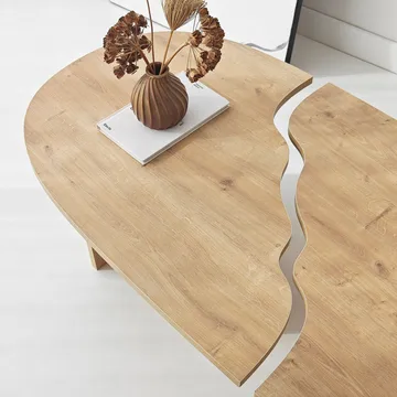 Jorvis Soffbord 120 cm Oval - Safir Ek - Möbler - Bord & matgrupper - Soffbord