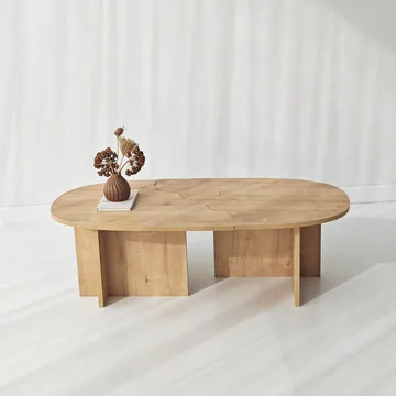 Jorvis Soffbord 120 cm Oval - Safir Ek - Möbler - Bord & matgrupper - Soffbord