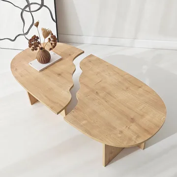 Jorvis Soffbord 120 cm Oval - Safir Ek - Möbler - Bord & matgrupper - Soffbord