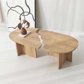 Jorvis Soffbord 120 cm Oval - Safir Ek - Möbler - Bord & matgrupper - Soffbord