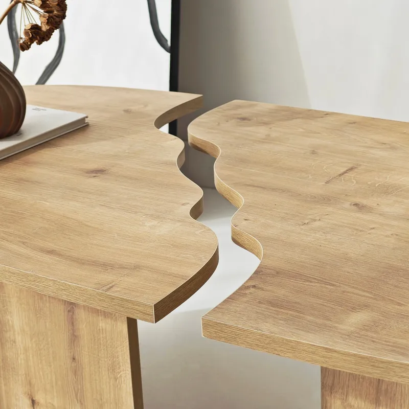 Jorvis Soffbord 120 cm Oval - Safir Ek - Möbler - Bord & matgrupper - Soffbord