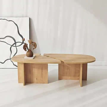 Jorvis Soffbord 120 cm Oval - Safir Ek - Möbler - Bord & matgrupper - Soffbord