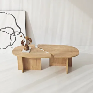 Jorvis Soffbord 120 cm Oval - Safir Ek - Möbler - Bord & matgrupper - Soffbord